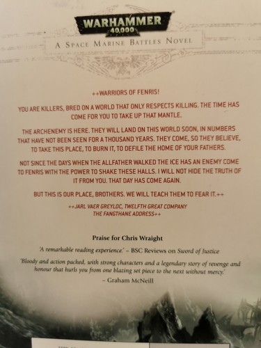 Battle of the Fang (Warhammer 40 000) Space Marine Battles Novel Sci Fi Book - Picture 4 of 12