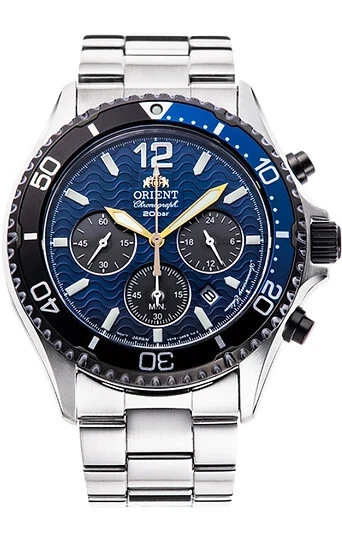 Orient Mako Solar Chronograph Limited Edition RA-TX0208L10B 200M Men's Watch - Image 2 of 4