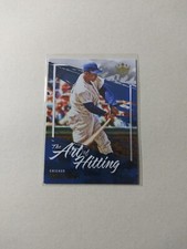 2022 Diamond Kings Baseball #AH-1 Ernie Banks Chicago Cubs (The Art of Hitting)