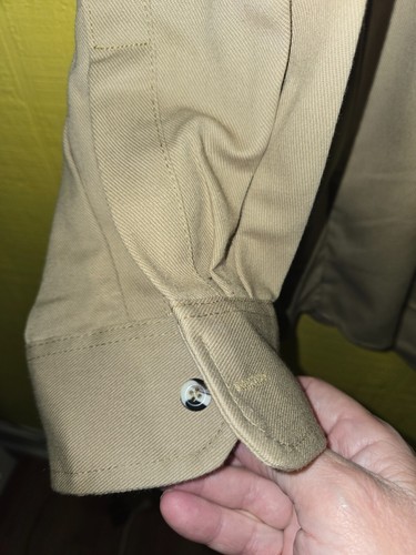 Bulwark FR Flame Resistant Mens 2X Long Sleeve Khaki Work Shirt SLU2KH5 Lot of 2 - Picture 7 of 14