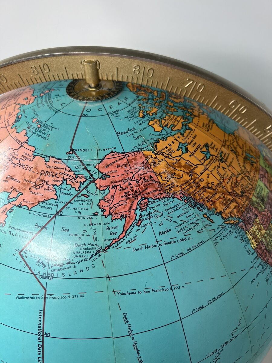 Vintage Globe 16 Inch Executive Weber Costello Hy-Press Bilt Vintage Globe 16 Inch Executive Weber Costello Hy-Press Bilt