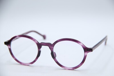 NEW L.A. EYEWORKS WOLF MOON 947 CRYSTAL PURPLE AUTHENTIC EYEGLASSES 45-22