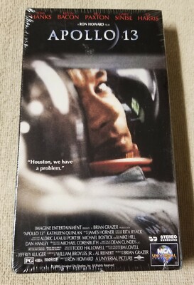 Apollo 13 Ron Howard Movie 1995 VHS Video Tape Tom Hanks Gary Sinise ...