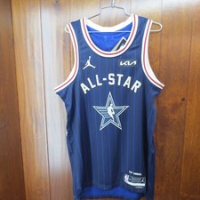Nike Dri Fit Jordan 2024 NBA 73rd All-Star Edition Blue Size 44 Med Jersey NWT