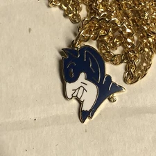DUKE Blue Devils Blue Logo 18" Necklace by Peter David