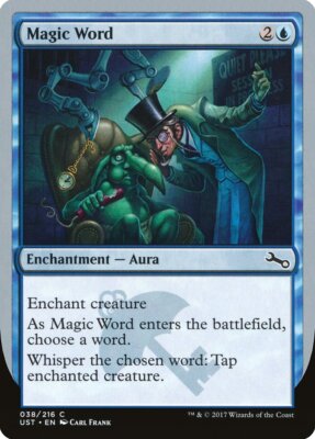 Magic the Gathering (mtg): UST: Magic Word  (x 4)