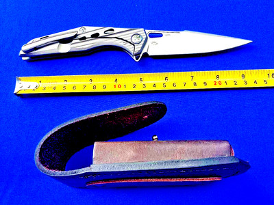 S125V CPM     ANDREW BLACKSMITH   TITANIUM   EDC - ORIGINAL CRUCIBLE  