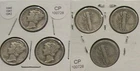 1940 1941 and 1942 Mercury Dimes CP100728