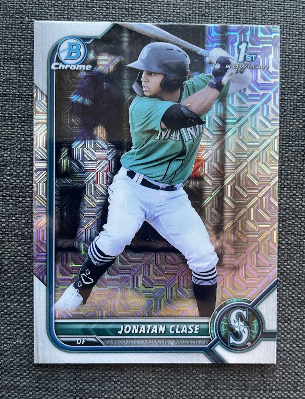 2022 Bowman Chrome Jonatan Clase Mega Box Mojo Refractor #BCP-118