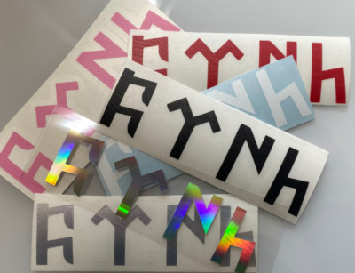 2x Aufkleber / Sticker - Göktürk Bozkurt Türkei - Grösse S Auto / Motorrad / MTB