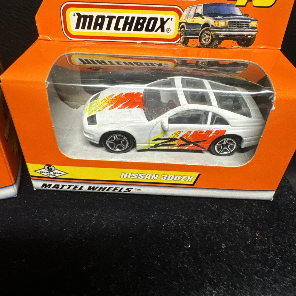 Lote 2 Matchbox 1997 serie 6 español 43 300ZX y 45 verde pradera Nissan raro Foto 3 de 4