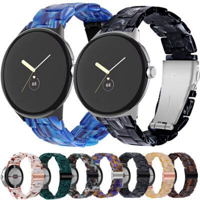 Für Google Pixel Watch 2 1 Metall Armband Ersatz Uhrenarmband Resin Smartwatch