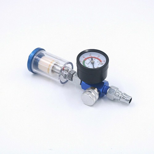 0-180PSI Air Pressure Regulator Gauge Spray Gun In-Line Water Trap Filter Meter - Picture 2 of 7