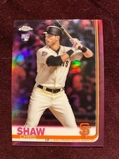 2019 Topps Chrome Pink Refractors #173 Giants Chris Shaw Rookie Baseball Card