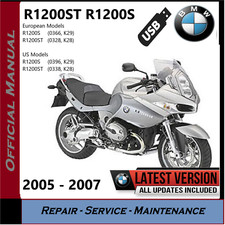 BMW R1200ST R1200S Workshop Service Repair Manual 2005 2006 2007 K28 K29 USB