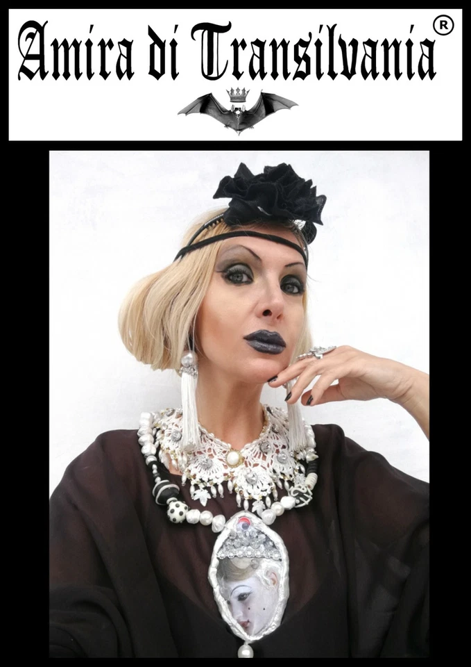 pingente de colar de joias artesanais femininas talismã feito à mão 1 - Imagem 2 de 4