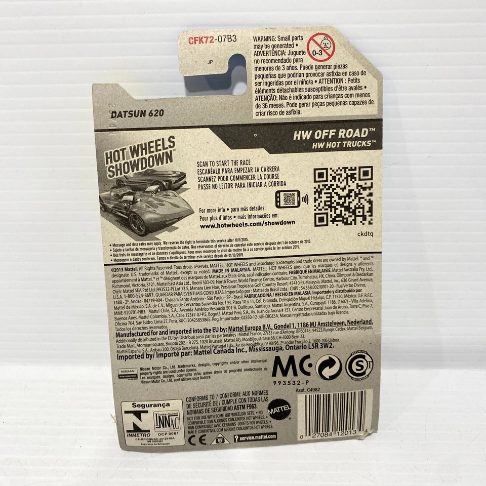 Datsun 620 125/250 - Hotwheels Long Card - Brand New - Image 2 of 4