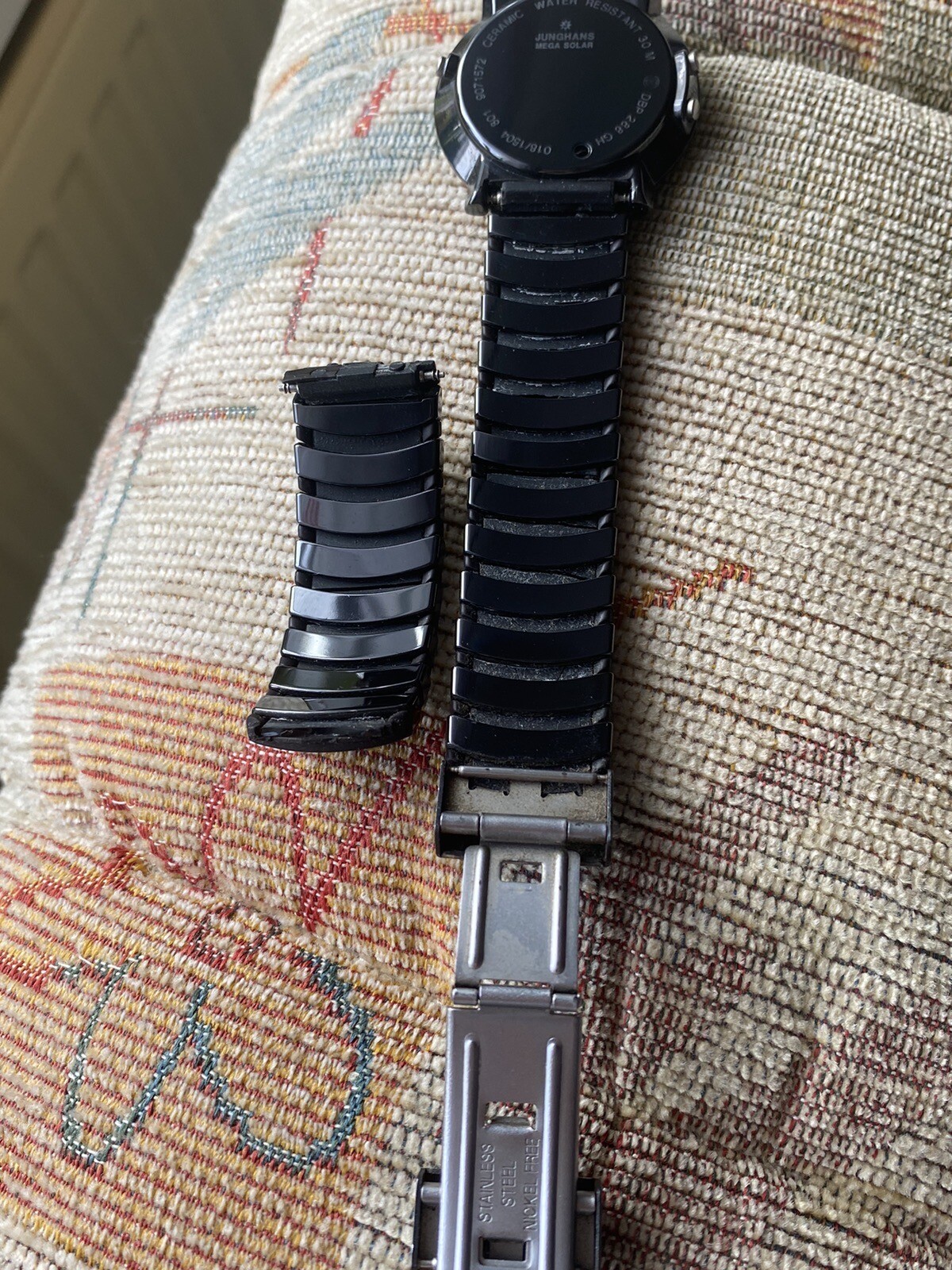 Junghans Mega Solar Ceramic Armbanduhr 018/1504 eBay