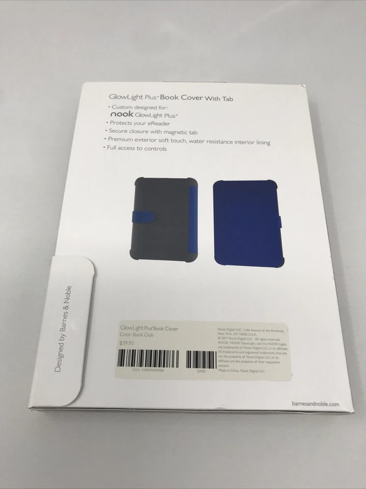 Nook Glowlight Plus Book Cover with Tab 7.8” Book Club Design - Image 2 of 4