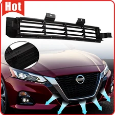 Front Radiator Grille Air Shutter Intake w/o Motor For 2019-2022 Nissan Altima