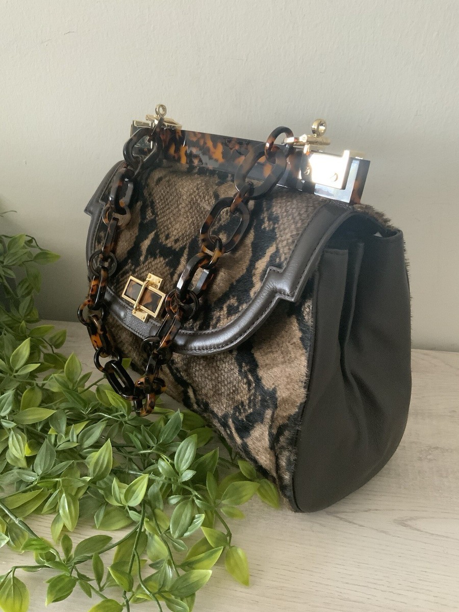 Tory Burch ガーメントバッグ Tory Burch Rowan Genuine Calf Hair Bucket Bag | eBay