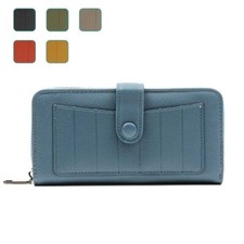 Portafoglio donna grande con cerniera porta documenti carte portamonete tessere