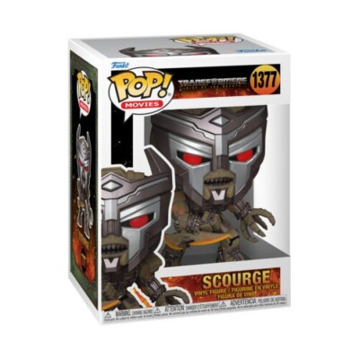 SCOURGE TRANSFORMERS RISE OF THE BEASTS FUNKO POP! MOVIES VINYL FIGURE #1377