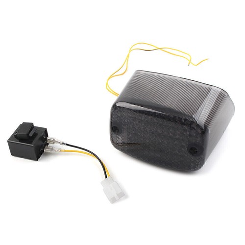 Smoke LED Tail light integrated Turn Signals for Yamaha VMAX Virago 700 750 1000 - Picture 2 of 7