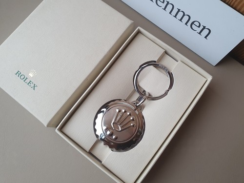 ROLEX Key Chain NEW IN BOX CROWN BaselWorld keychain dealer KEYRING ring - Picture 2 of 4