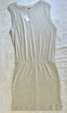 Gap Soft Spun Cream Bodycon Mini Dress Sz M NWT
