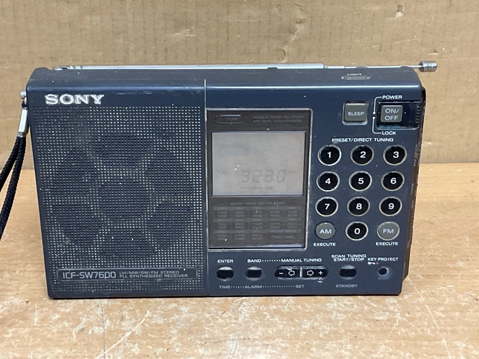 Sony ICF-SW7600 FM AM Radio defekt Kurzwellen Weltempfänger