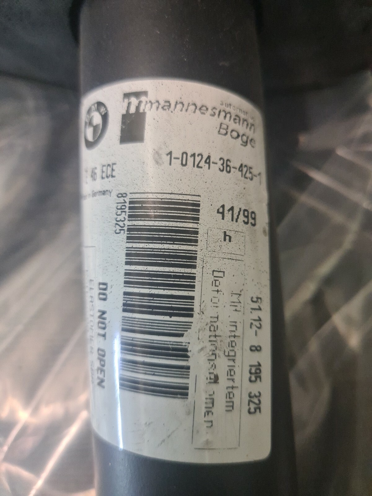 Pralldämpfer hinten links BMW E46 51128195325 online kaufen | eBay