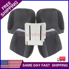 For 2003-2005 Dodge Ram 1500 Front Bottom + Top Seat Cover + Foam Cushion Gray
