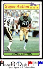 1981 Topps #361 James Lofton Green Bay Packers Football card