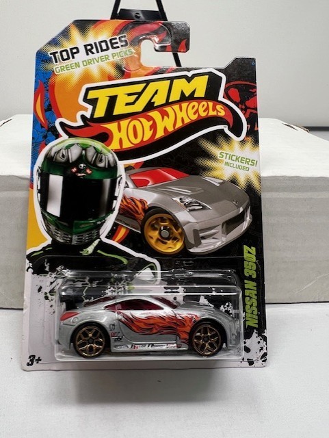 *NEW* Team Hot Wheels Top Rides Nissan 350Z - Silver - Sealed -