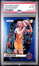 2024 Panini Prizm WNBA- CAMERON BRINK #127 - Blue Velocity Rookie - PSA - ROOKIE