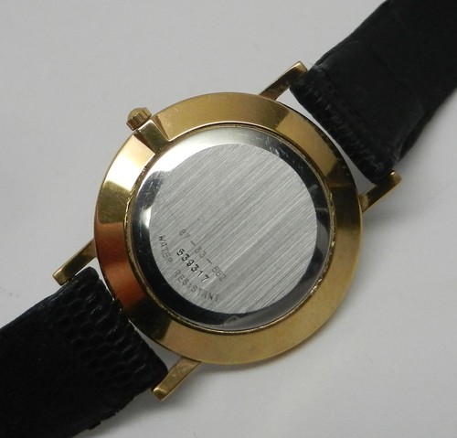 Men's Authentic Swiss Vintage Movado 31mm Museum Ultra Thin Gold W/ Black Dial - Picture 19 of 19