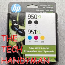 5-PACK HP GENUINE 950XL BLACK  951XL COLOR INK RETAIL BOX OFFICEJET PRO 8630