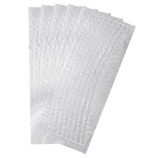 40pcs Reflective Wheel Strips 0.4"x8.3" Night Reflective Safety Stripe Silver