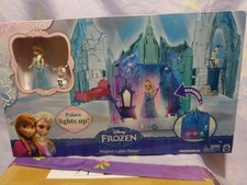 Disney Frozen Magical Lights Palace Playset Mattel Light Up Castle Olaf Elsa NIB