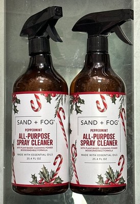 (2-Pack) SAND + FOG  Plant-Based Kitchen REFRESHER & CLEANER ~ PEPPERMINT