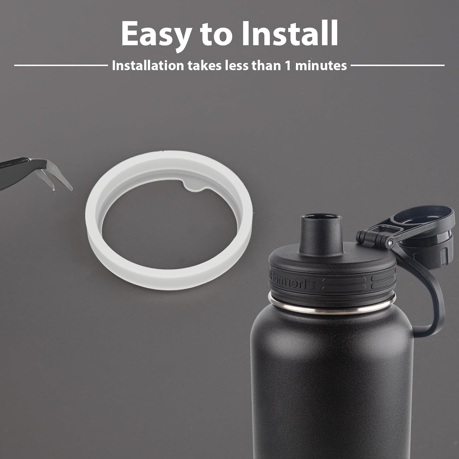 13 Pcs Seal Replacement for Thermoflask 24/32/40/64Oz, Water Bottle Lid Replacem