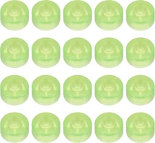 MECCANIXITY 20 Pcs Footswitch Toppers Guitar Pedal Button 12mm, Bright Green 