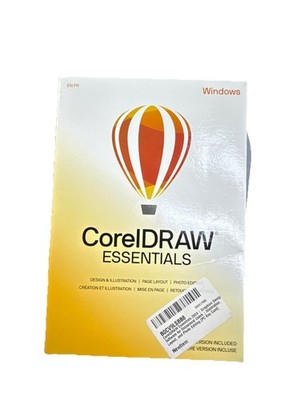 CorelDRAW Essentials - Software Design & Illustrations for Windows 10/11 - NEW