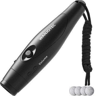 Electronic Whistle with 3 Loud Sounds, Battery Operated Handheld Lanyard