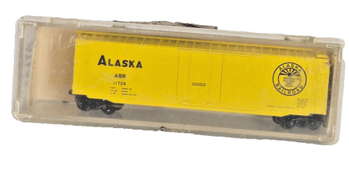 Mirco Train 11728 Spur N Stift 40 eintüriger Container Farbe gelb verpackt lesen. | Condition: Used