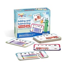 hand2mind Numberblocks Adding and 20 pieces, 6.5 x 8.625 inches, Multi