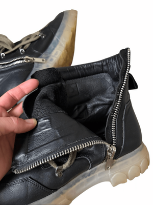 Rick Owens Boots Dirt Pentagram Tractor Leather 42 | eBay display picture 1