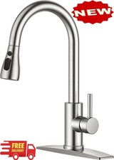 Grifo de cocina con rociador extra ble, acabado n quel cepillado, monomando de a