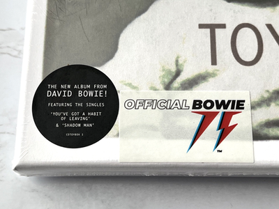 David Bowie TOY 3 CD BOX SET SEALED! GERMANY Hype Sticker BOWIE75 